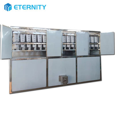 comprar Máquina de fabricación de cubos de hielo industriales de capacidad de almacenamiento de hielo de 350 kg 5T/24H online manufacture