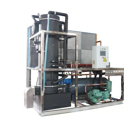 comprar 10 Ton Industrial Fresh-keeping Tube Ice Machine with 1000 kg Ice Storage and 18 Months Warranty online manufacture