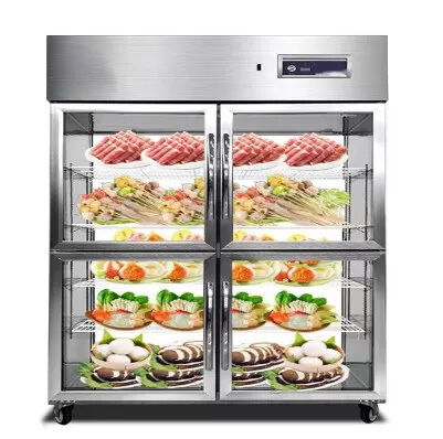comprar Refrigerador congelador de mesa de trabajo de cocina 780L con cuatro puertas online manufacture