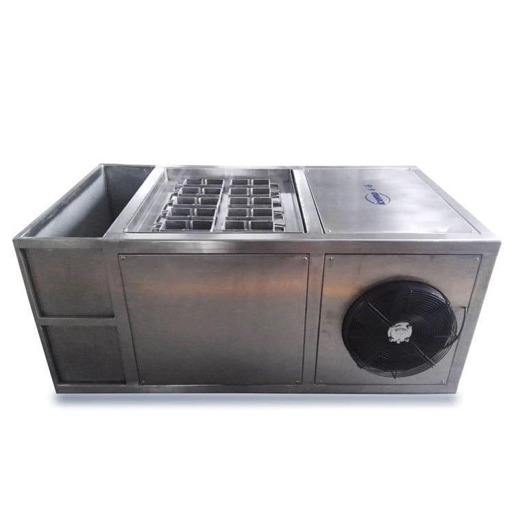Agua salada industrial de la máquina de hielo del bloque de la refrigeración de la salmuera 2T/24H para la fábrica de hielo/la conservación en cámara frigorífica/el enfriamiento/fresco