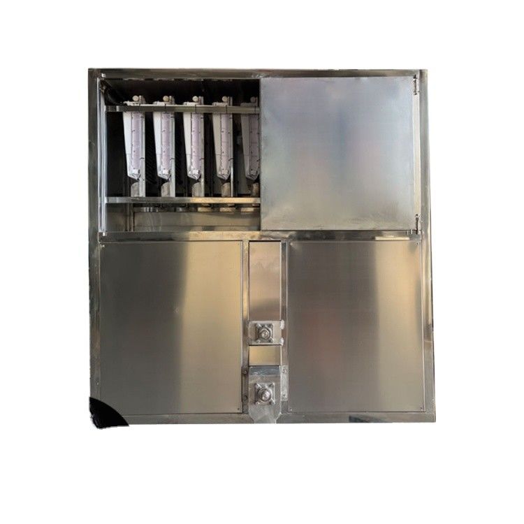 22*22*22mm tamaño de cubo de hielo Máquina de cubo de hielo industrial con sistema de control de microcomputadora
