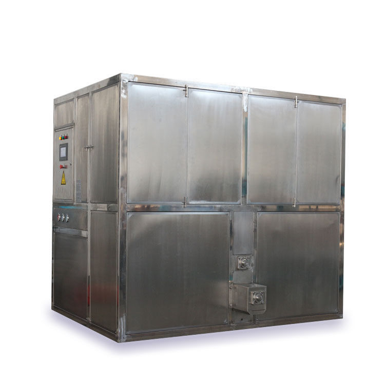 Ahorro de energía ICEMA 1T-10T Máquina de hielo industrial de cubo para la industria de alimentos y bebidas