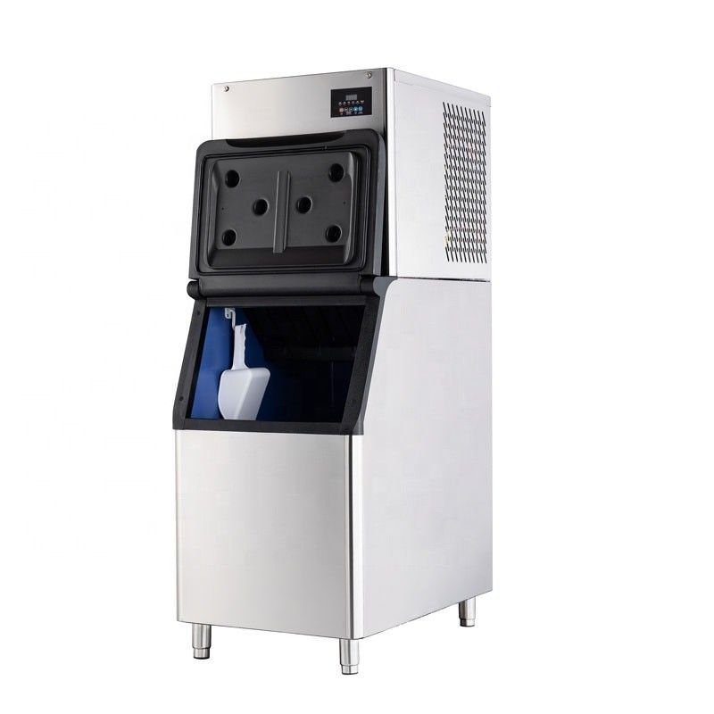 220V 1P 50HZ Máquina de hielo de cubo comercial ICEMA personalizada para restaurante o tienda