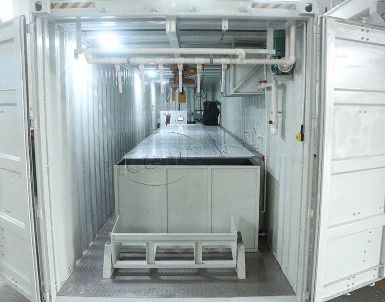 Tienda de alimentos Contenedor industrial Bloqueador de hielo Fabricante de hielo Peso 25kg 50kg 100kg Consumo