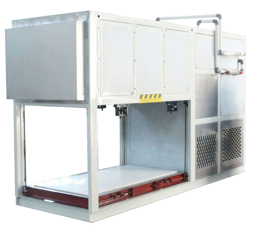 Producción industrial de hielo Máquina de hacer hielo de acero inoxidable de 400 kg con enfriamiento directo