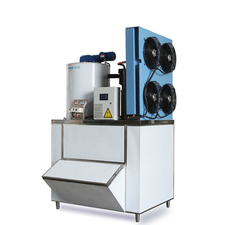 2T/24H Máquina industrial para la fabricación de hojuelas de hielo para pesca