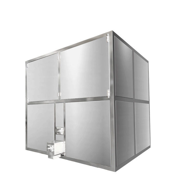 Máquina de fabricación de hielo industrial de cubo con una potencia diaria de 2 toneladas y una corriente nominal de 15 A