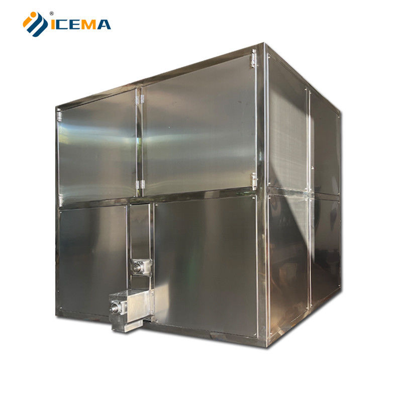 Máquina de cubos de hielo industriales de alto rendimiento y ahorro de energía con tamaño de hielo personalizable