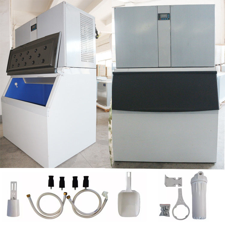 220-380V Voltado y R404a/R507a refrigerante máquina de cubos de hielo comercial personalizado