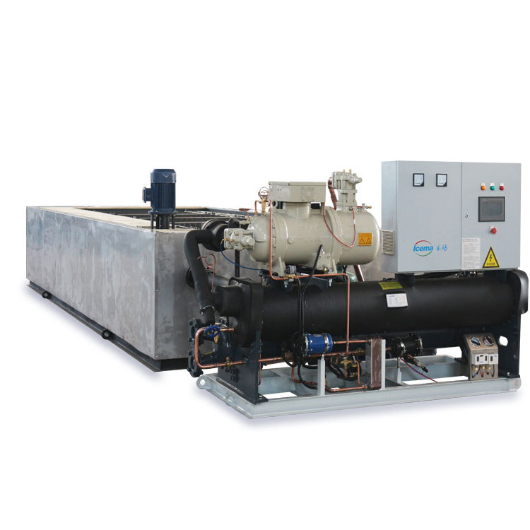Máquina de hielo de bloque de refrigeración de salmuera 10t