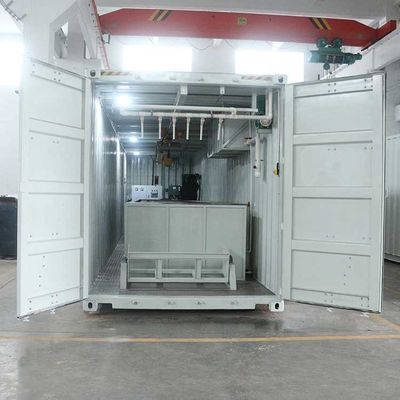 máquina de hielo industrial del bloque de la máquina de hielo del envase 10t/24h R404a R22