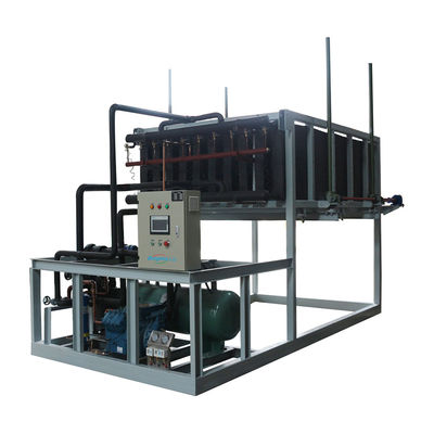 Pequeña refrigeración por agua de enfriamiento directa del aire de la máquina de hielo de bloque 5t 380V