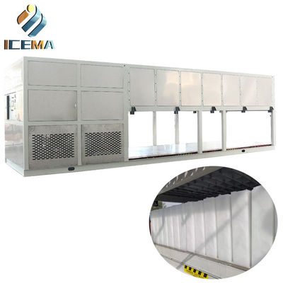 Máquina industrial 10000kg 10T/24H del fabricante de hielo del bloque del agua dulce 10T