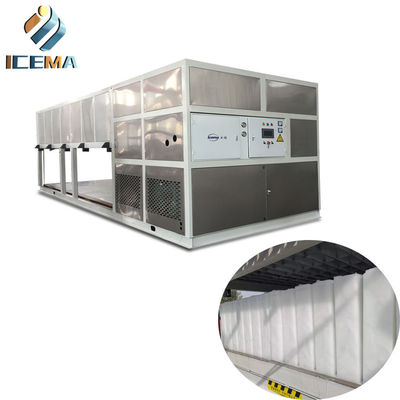Máquina de hielo de bloque de enfriamiento directo industrial 15T 118KW