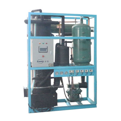 Buen precio Máquina de hielo de tubo automática de 20T de uso comercial/instalación química de alta calidad para máquinas de hielo de tubo en línea