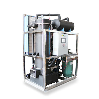 Buen precio mejor venta 8T máquina de hielo de tubo uso de barra/conveniente máquina de hielo de tubo planta química en línea