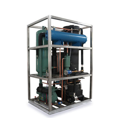 Buen precio 1 Máquina de fabricación de tubos de hielo de período con capacidad de salida de 1T/24h en línea