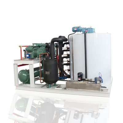 Buen precio 10T/24H Sistema automático de almacenamiento de hielo Máquinas para hacer hielo en volúmenes Industria comercial para refrigeración de mariscos/frescos/betón en línea