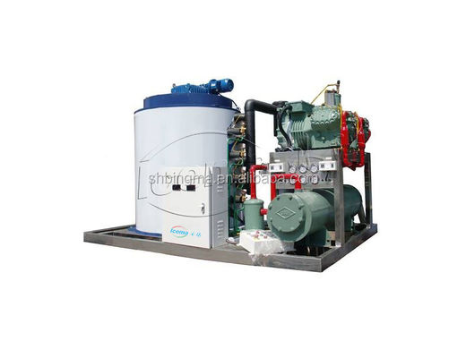 Buen precio Máquina de hielo en escamas de agua dulce de 1 tonelada Comercial 380V 220V en línea