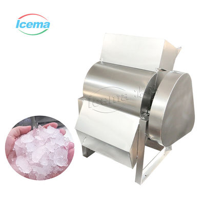 Buen precio Máquina trituradora de hielo eléctrica comercial automática 200 kg / min en línea