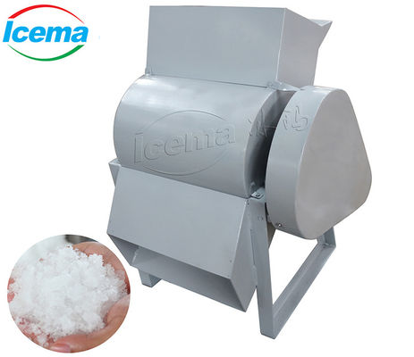Buen precio Máquina trituradora de hielo comercial de gran oferta/rompedor de bloques de hielo en línea