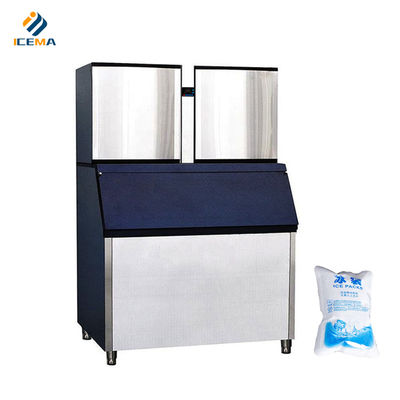Buen precio 220-240V R404a / R507a Máquina de cubos de hielo comercial Fácil mantenimiento en línea