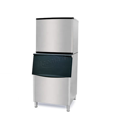 Buen precio Máquina de hielo de 22 mm Cubo 450 kg Capacidad adecuada para bares Salones de baile y restaurantes en línea