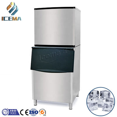 Buen precio Fabricante automático de cubos de hielo de 136 kg para hoteles y restaurantes en línea