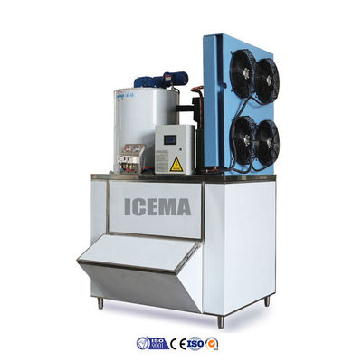 Buen precio 3.6KW Máquina de hielo portátil para peces 1T/2T/3T/5T en línea