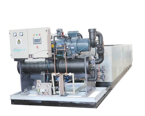 Buen precio 600 KG Máquina de fabricación de hielo industrial de bloque de hielo a medida para la operación de minería de energía en línea