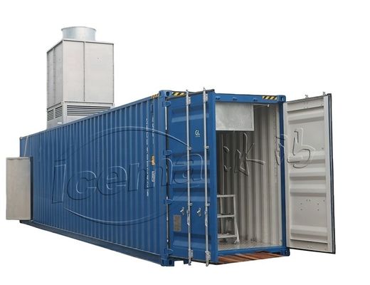 Buen precio RefComp Compresor 31.25KW 8T Máquina de hielo de bloque de contenedores extraíble para puertos y muelles en línea