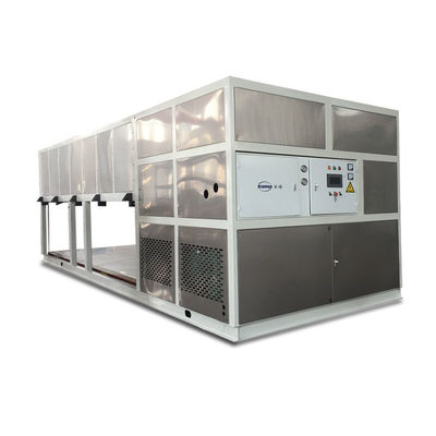 Buen precio Diseño de la máquina de fabricación de hielo industrial de 15 toneladas Bloque de refrigeración directa Hielo B 320x120x800 mm en línea