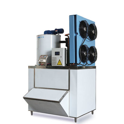 Buen precio 2T/24H Máquina industrial para la fabricación de hojuelas de hielo para pesca en línea