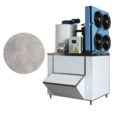 Buen precio Máquina de fabricación de helados industriales para la pesca 1T/24H Refrigerante para granjas R404A/R22 en línea