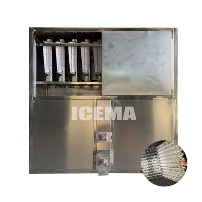 Buen precio ICEMA 2T/24H máquina de hielo máquina automática de hacer cubitos de hielo para plantas de hielo en línea
