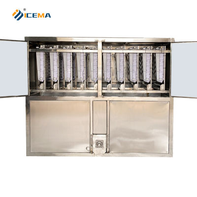 Buen precio Máquina automática de fabricación de hielo 3T 300KG para la línea de producción de hielo de cristal cubo en línea