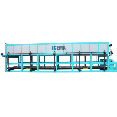 Buen precio Capacidad de refrigeración de 85 kW Máquina de bloques de hielo industrial para la producción de hielo a gran escala en línea