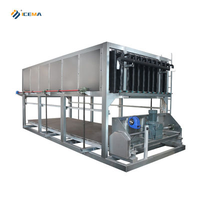 Buen precio Máquina de fabricación de bloques de hielo 15T/20T de alto rendimiento y compresor Bitzer/Hanbell para la producción en línea