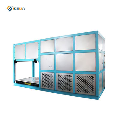 Buen precio Ahorro de energía 3T máquina de fabricación de bloques de hielo industrial con fuente de alimentación 380V / 3P / 50hz en línea