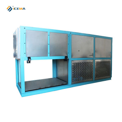 Buen precio Máquina automática de fabricación de bloques de hielo de 2T con larga vida útil y potencia del compresor de 11kw en línea