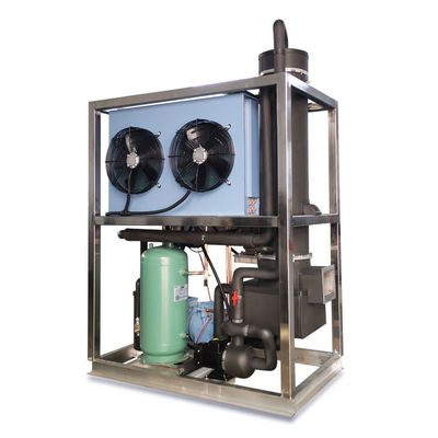 Buen precio Máquina de fabricación de tubos de hielo industriales de 1 tonelada con capacidad de refrigeración de 8,9 kW y precio asequible en línea